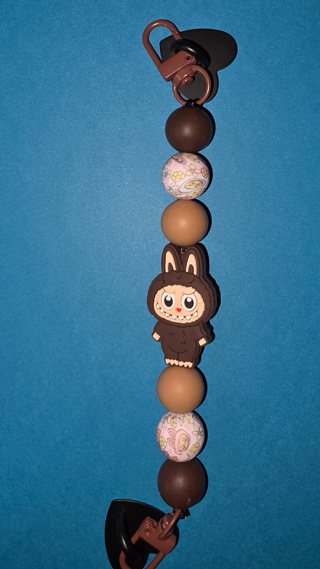 Dark Brown Bubu Adhesive Phone/Tablet Charm