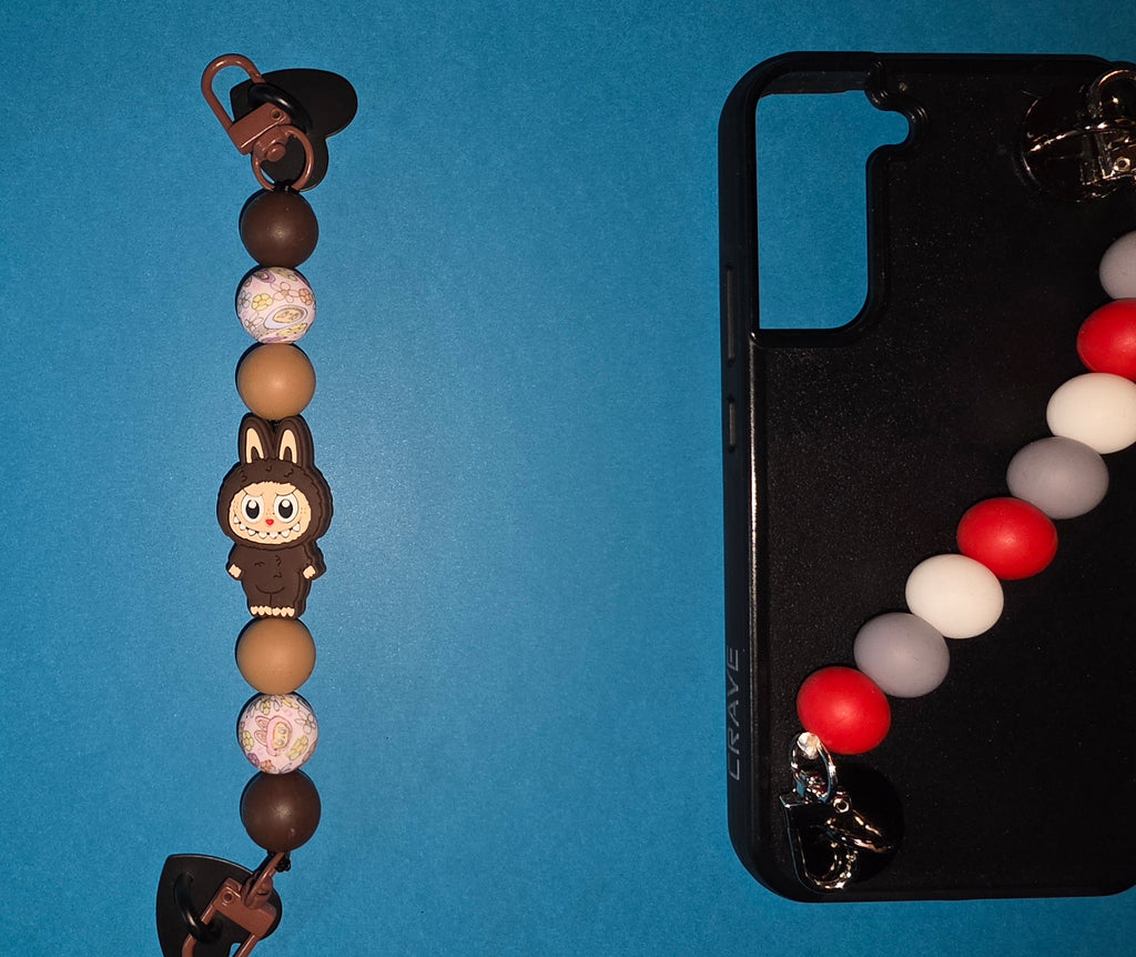 Dark Brown Bubu Adhesive Phone/Tablet Charm