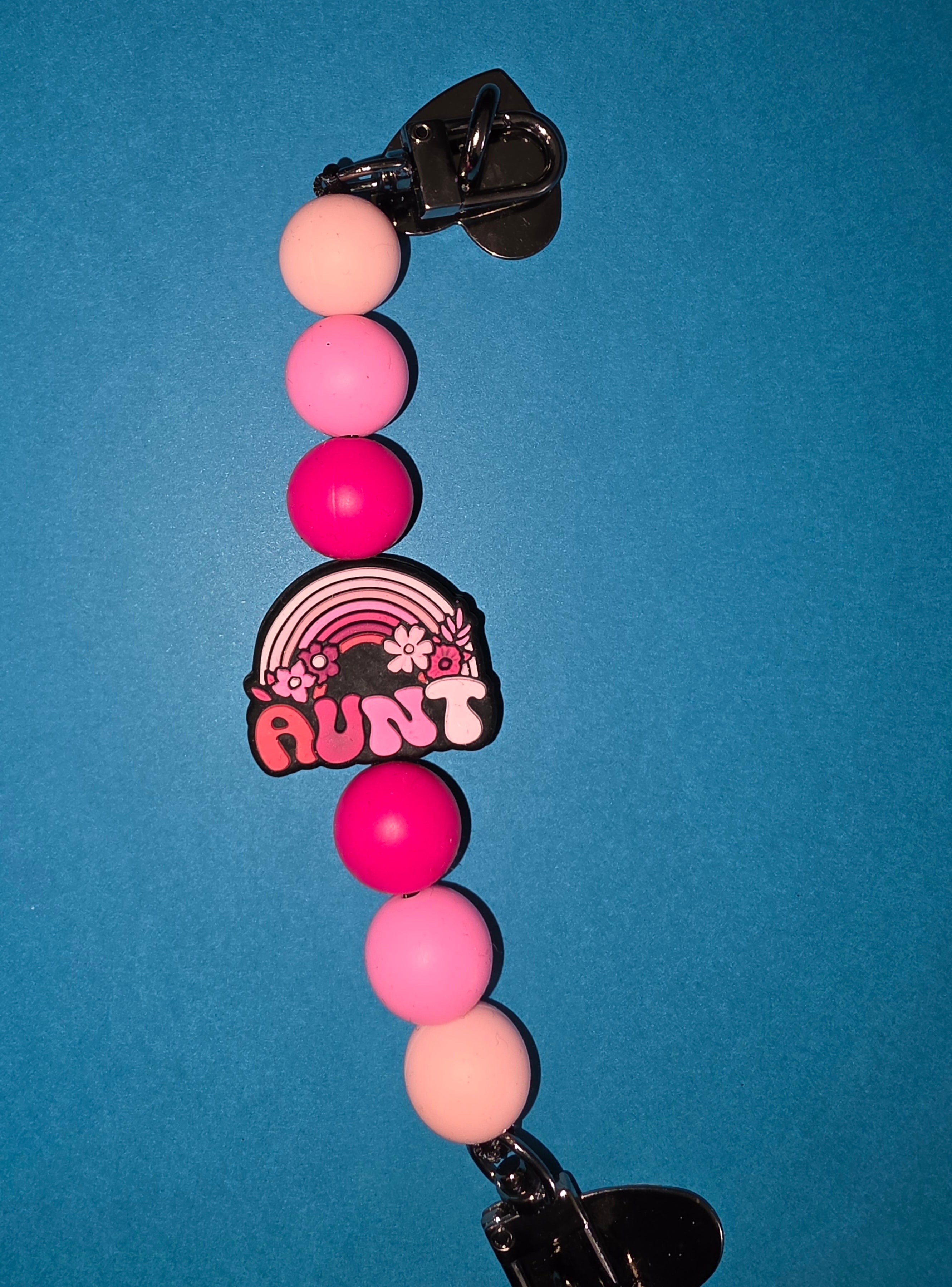 Pink Aunt Boho Style Adhesive Phone/Tablet Charm