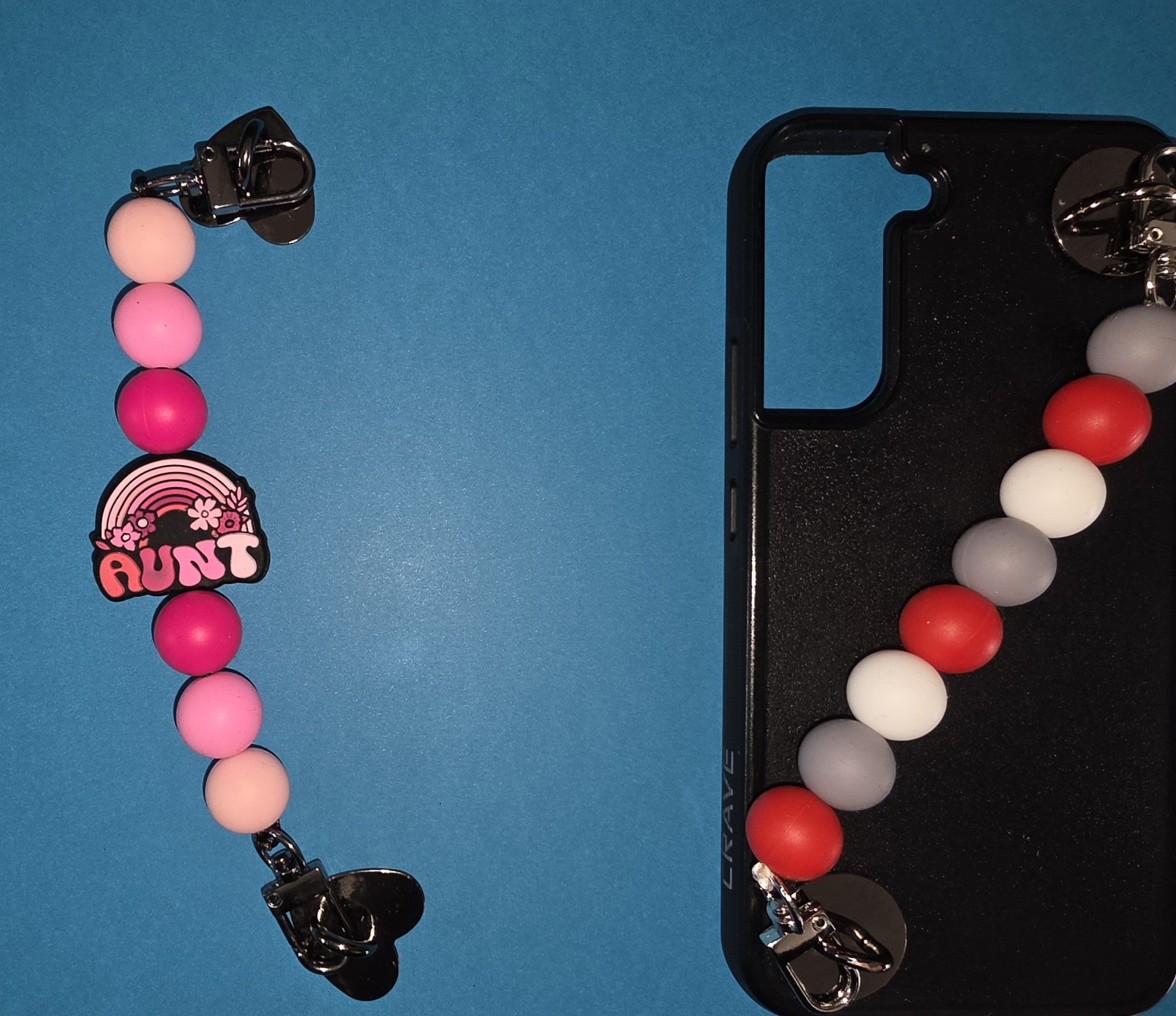 Pink Aunt Boho Style Adhesive Phone/Tablet Charm