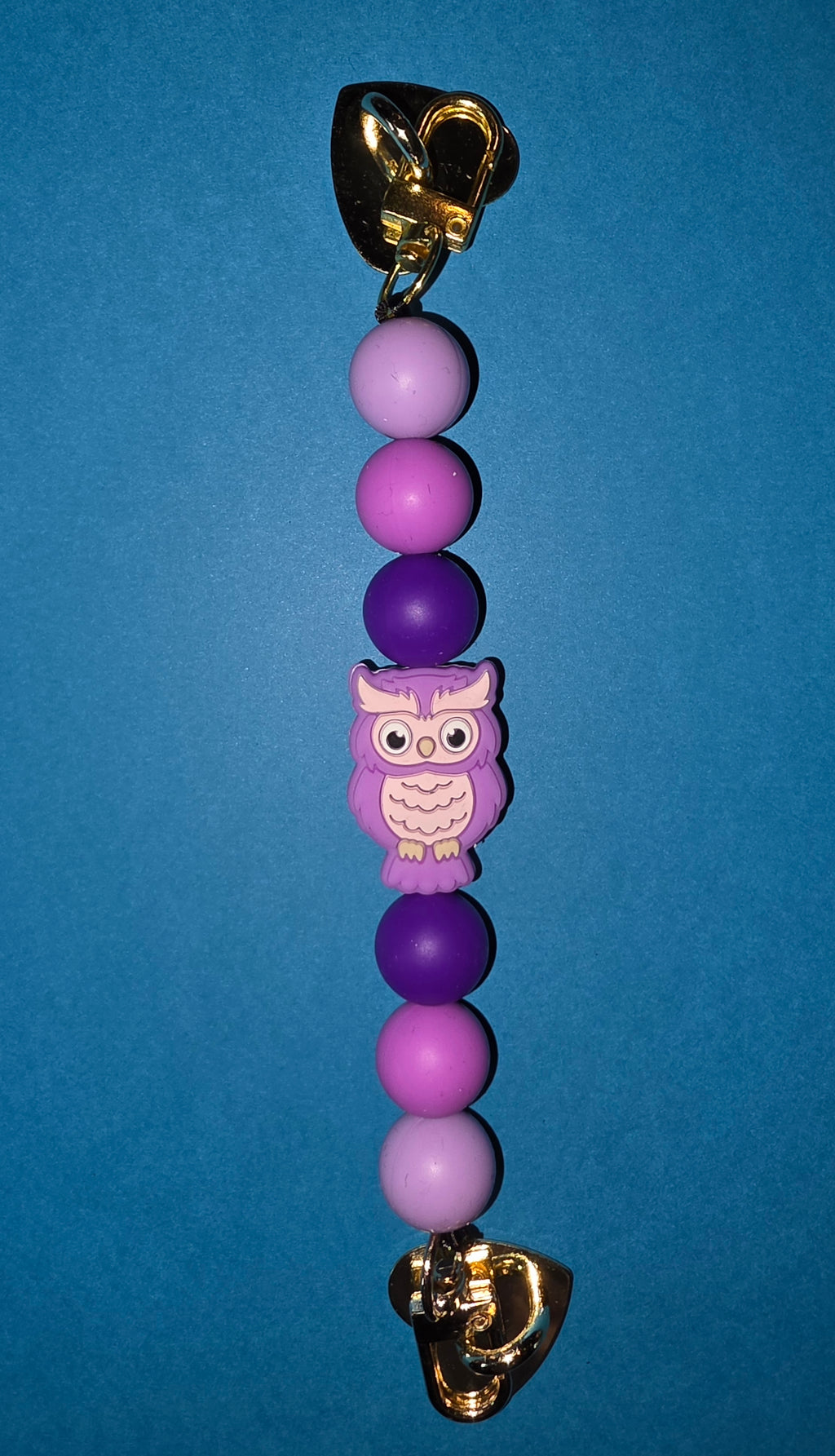Purple Owl Adhesive Phone/Tablet Charm